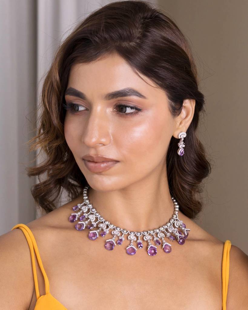 Miera Amethyst Necklace : RU-NW-03