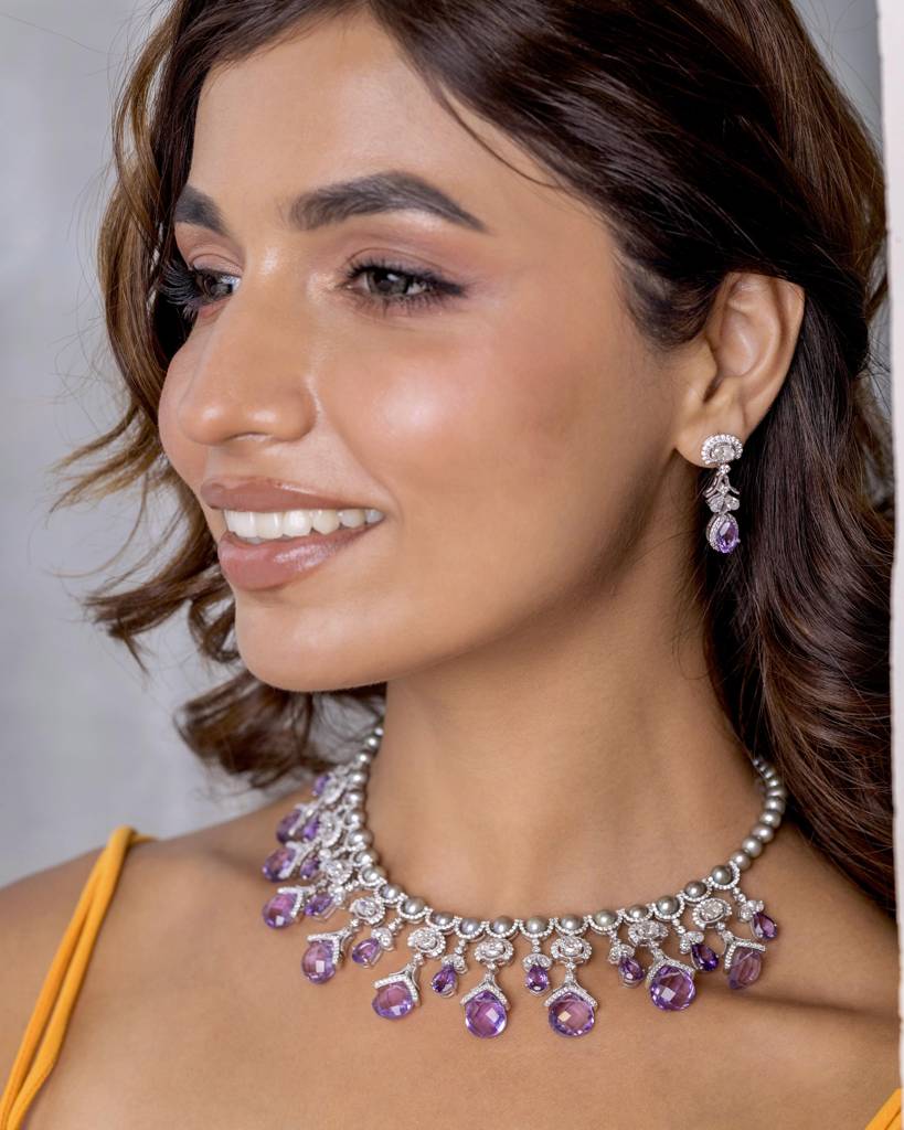 Miera Amethyst Necklace : RU-NW-03