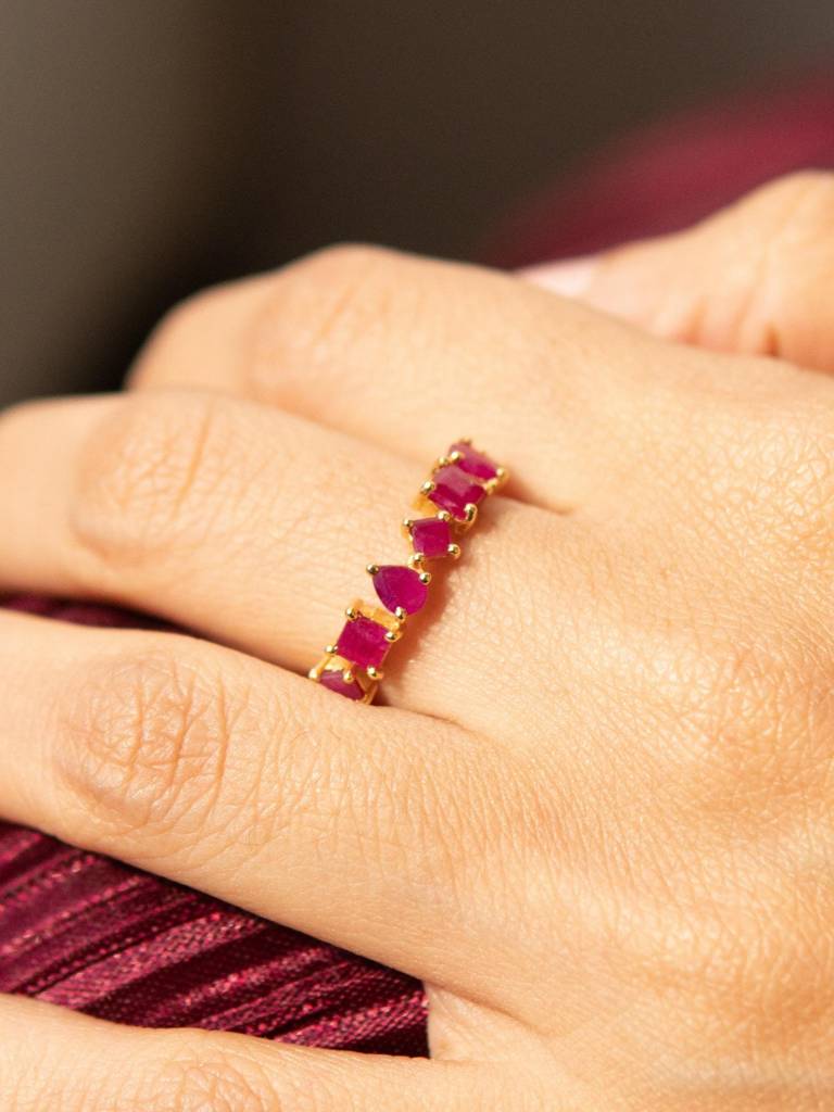 Stac Ruby Shape Ring