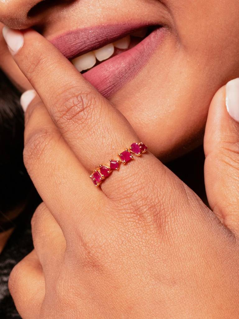 Stac Ruby Shape Ring