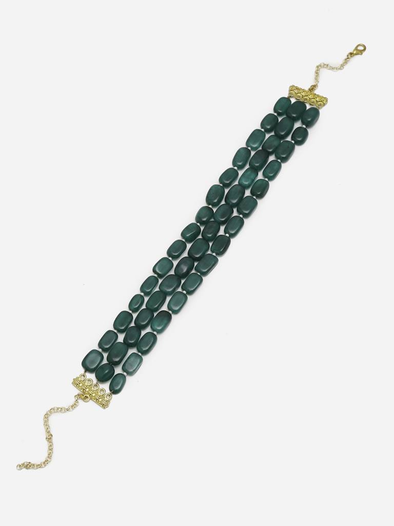 Green Layered Choker : RUBYM150