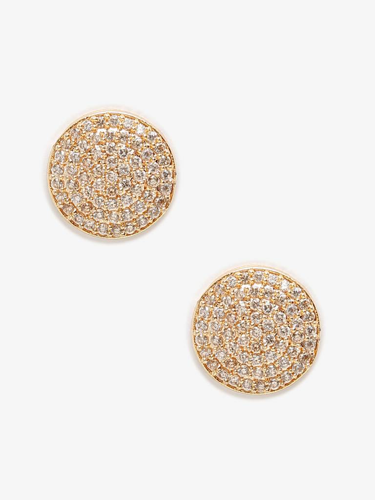 Rose Gold Studs : RUBYM25