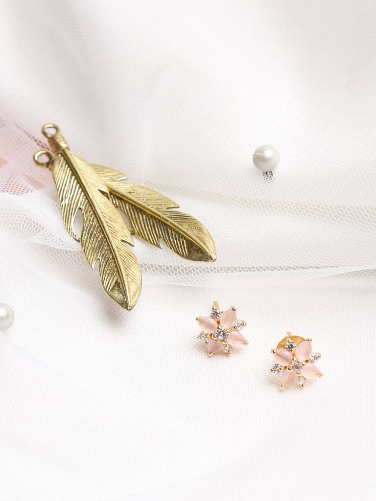 Pink Diamond Studs : RUBYM26