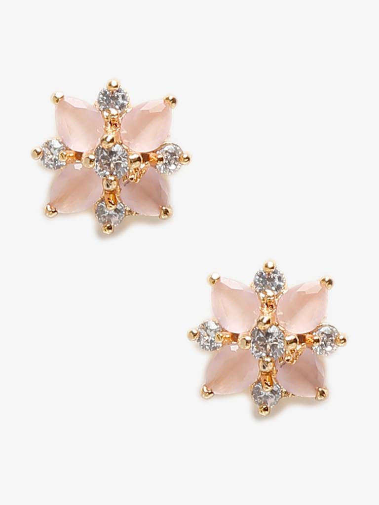 Pink Diamond Studs : RUBYM26