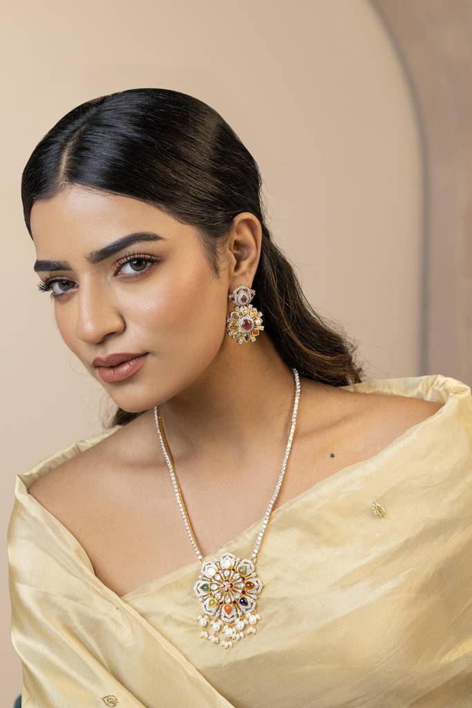 Nitya Navratna Necklace : RU_NW_17