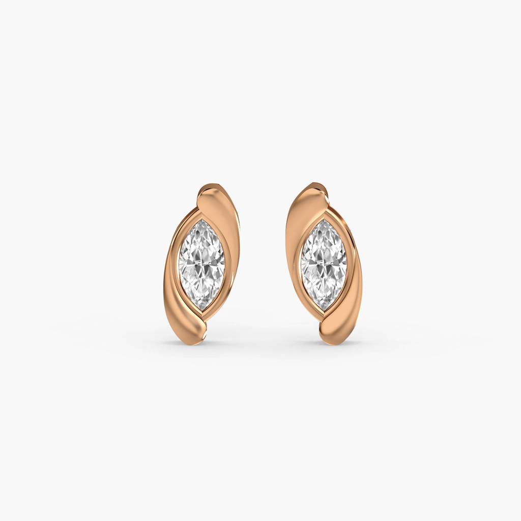 Glint Swirl Earrings : AIER-220