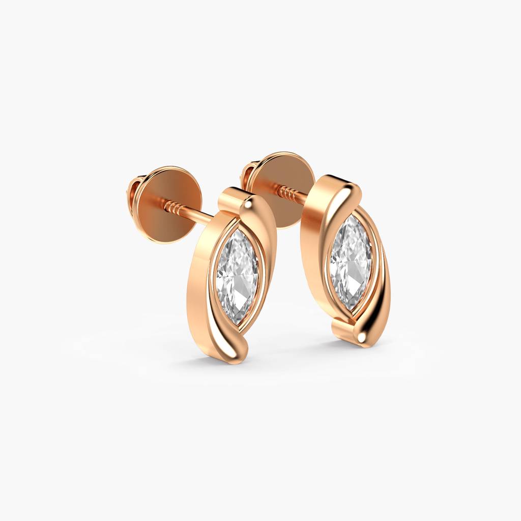 Glint Swirl Earrings : AIER-220