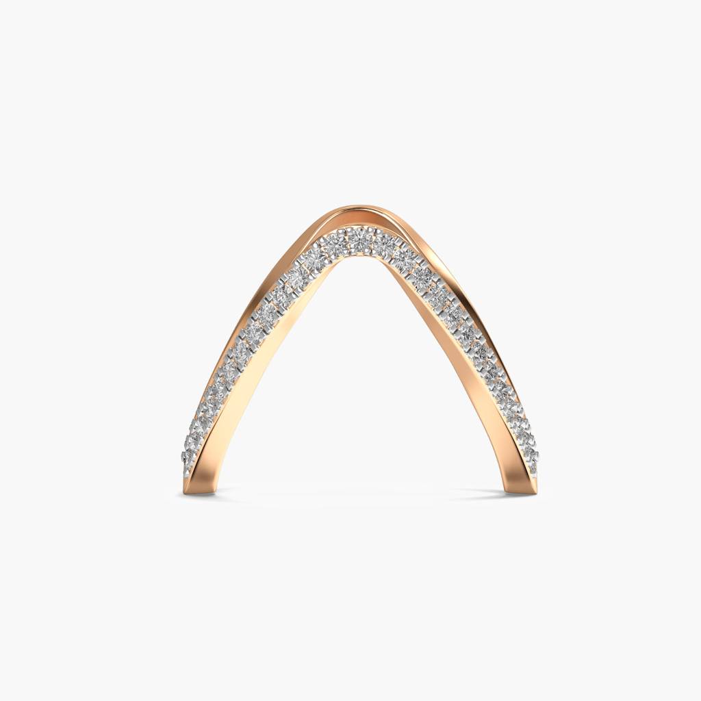 Chevron Lab-Grown Diamond Ring : AILR-484A
