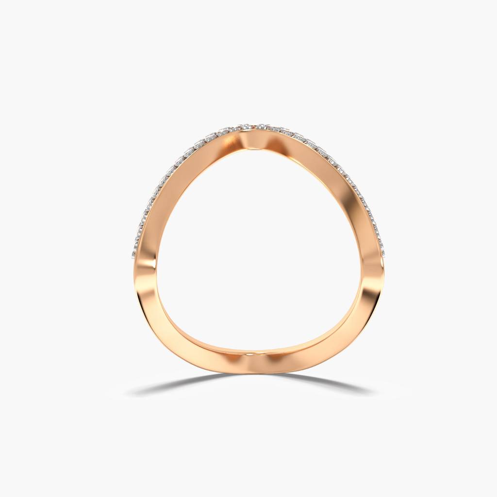 Chevron Lab-Grown Diamond Ring : AILR-484A