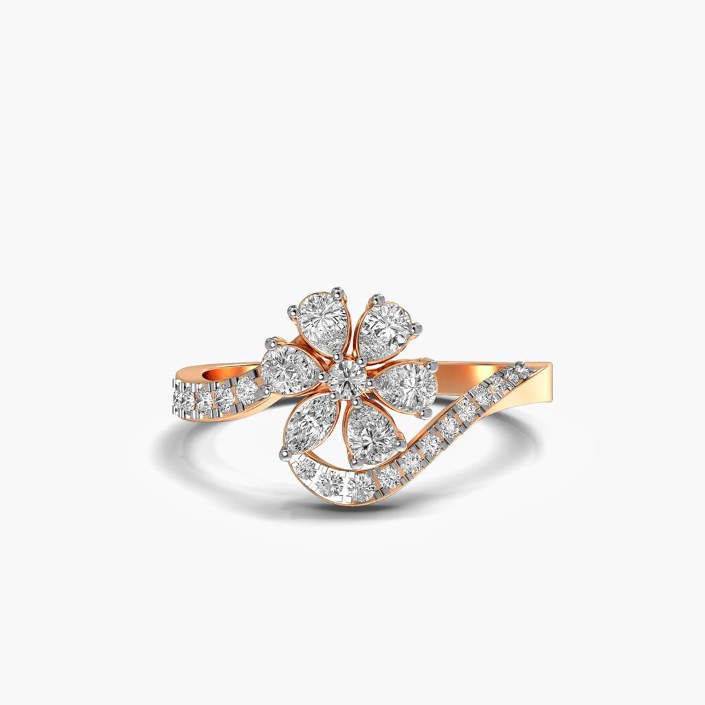 Floral Diamond Ring : AILR-774