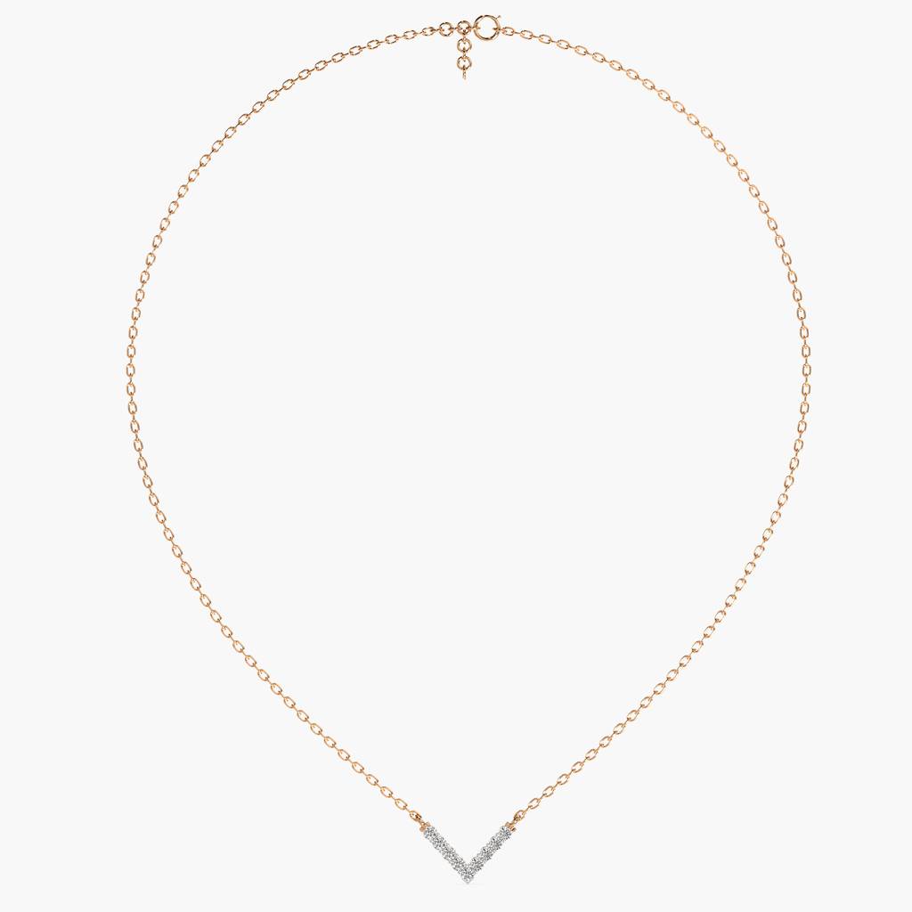 Sleek Angle Pendant(With Chain) : AIPO-175