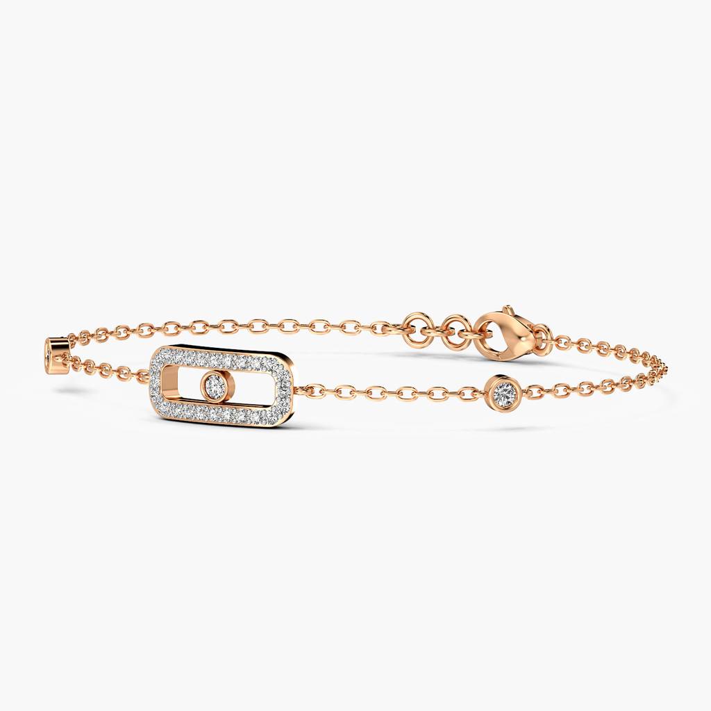 Delicate Gold Chain Bracelet : NLBR3230
