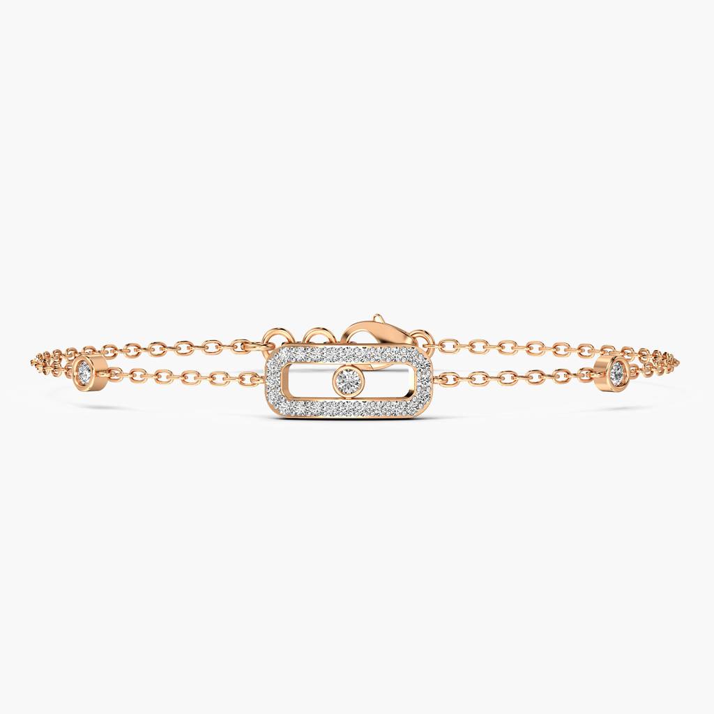 Delicate Gold Chain Bracelet : NLBR3230