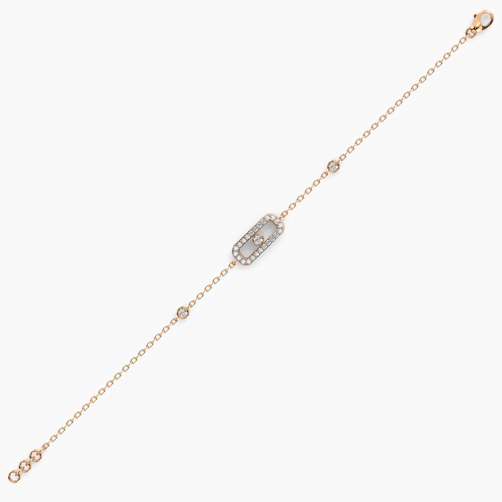 Delicate Gold Chain Bracelet : NLBR3230
