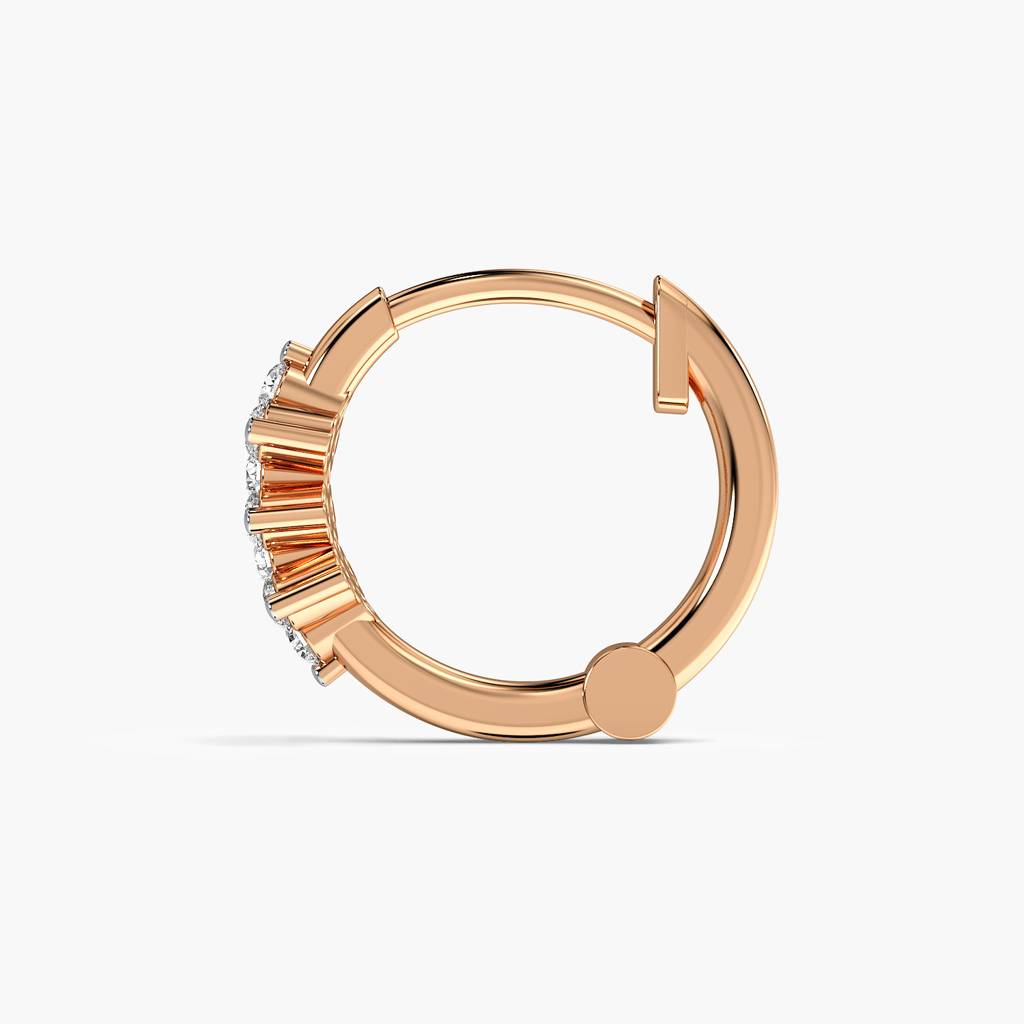 Graceful Bloom Lab-Grown Diamond Nosepin : NOSEPIN-7