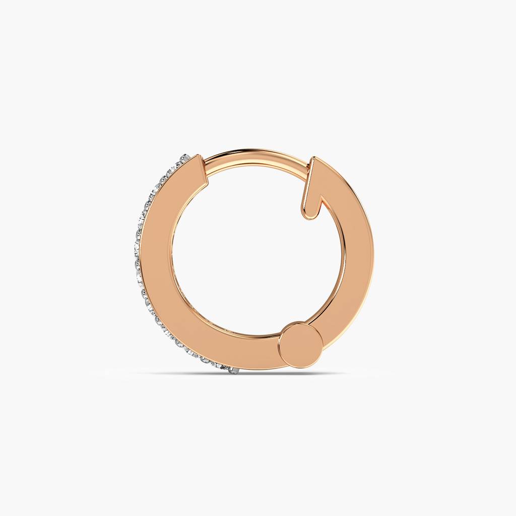 Elegant Line Lab-Grown Diamond Nosepin : NOSEPIN-8