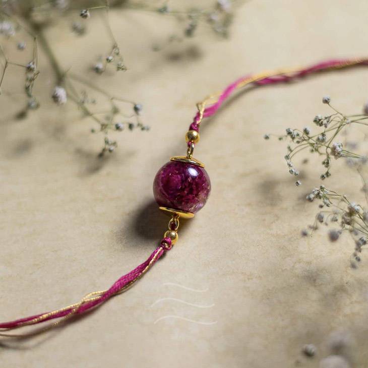 Eternz Certified Jewellery - Leafy Affair Rangeen Utsah Rakhi