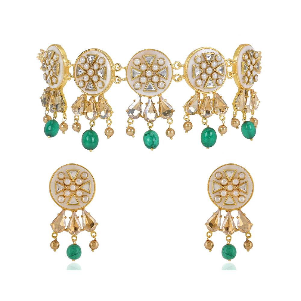 Ruheen Emerald Set