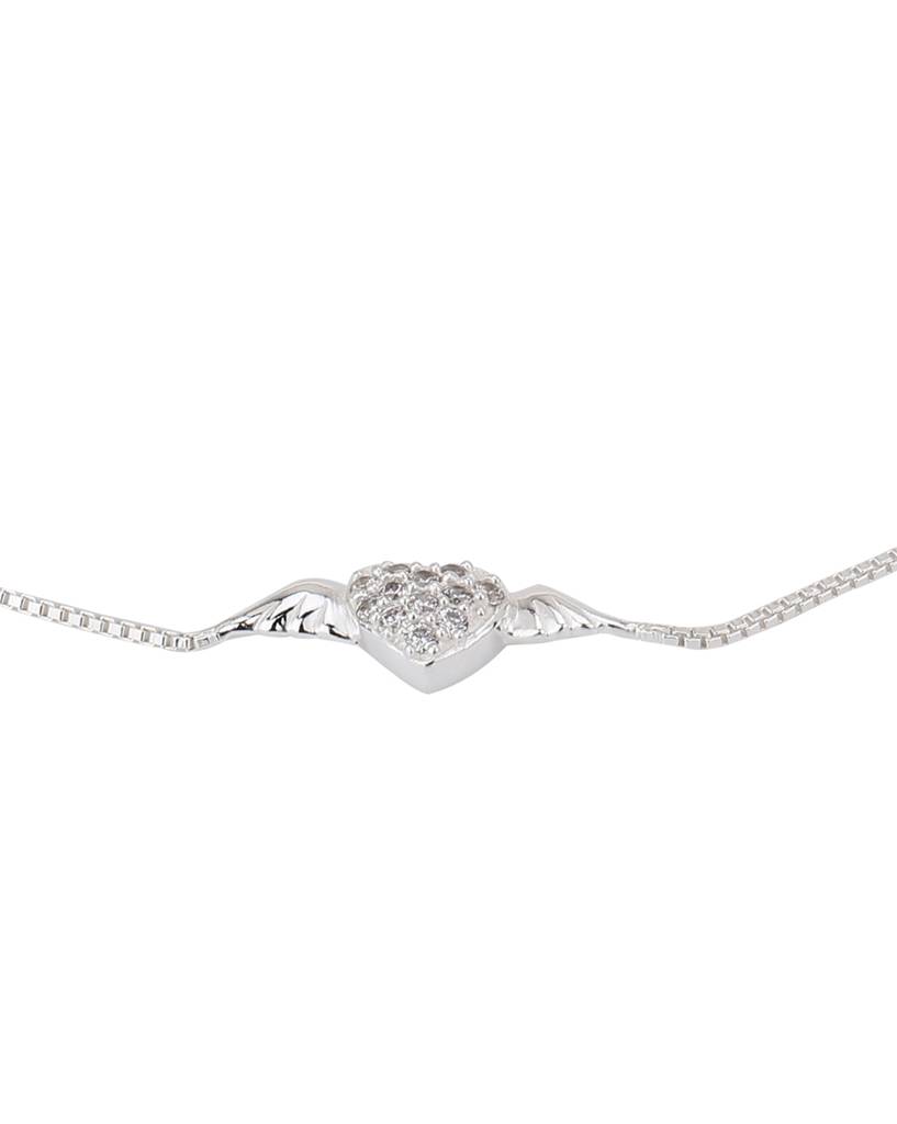 Carlton London Women Set Of 2 925 Sterling Silver Anklets : S113138A-1