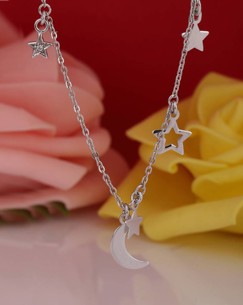 Carlton London- 925 Sterling Silver Necklace : S124102N_14