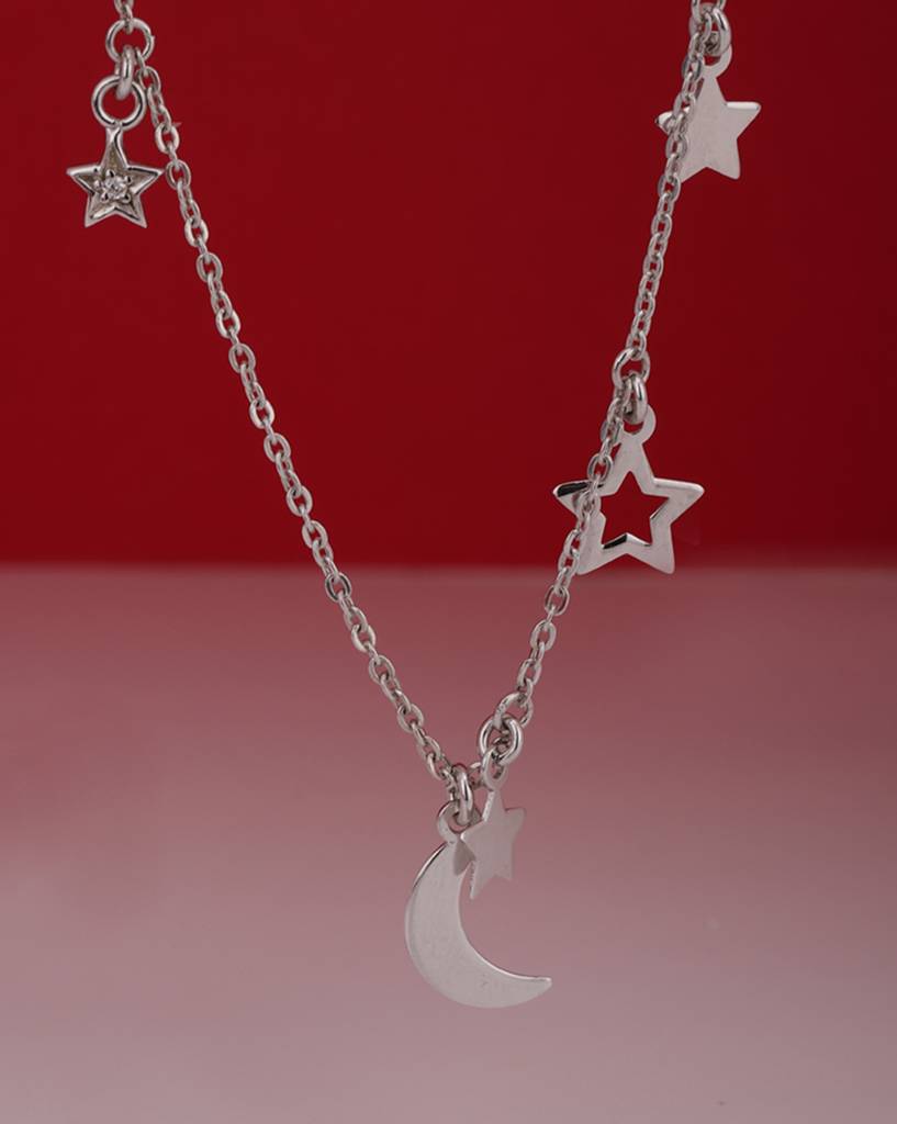 Carlton London- 925 Sterling Silver Necklace : S124102N_14