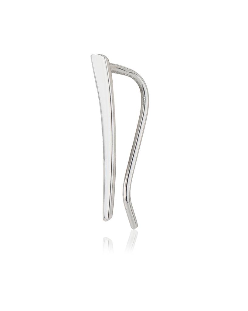 Carlton London 925 Sterling Silver- Rhodium-Plated Contemporary Studs : S125083E-1