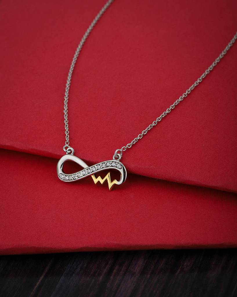 Carlton London Gold & Silver-Plated 925 Sterling Silver Necklace : S538707N