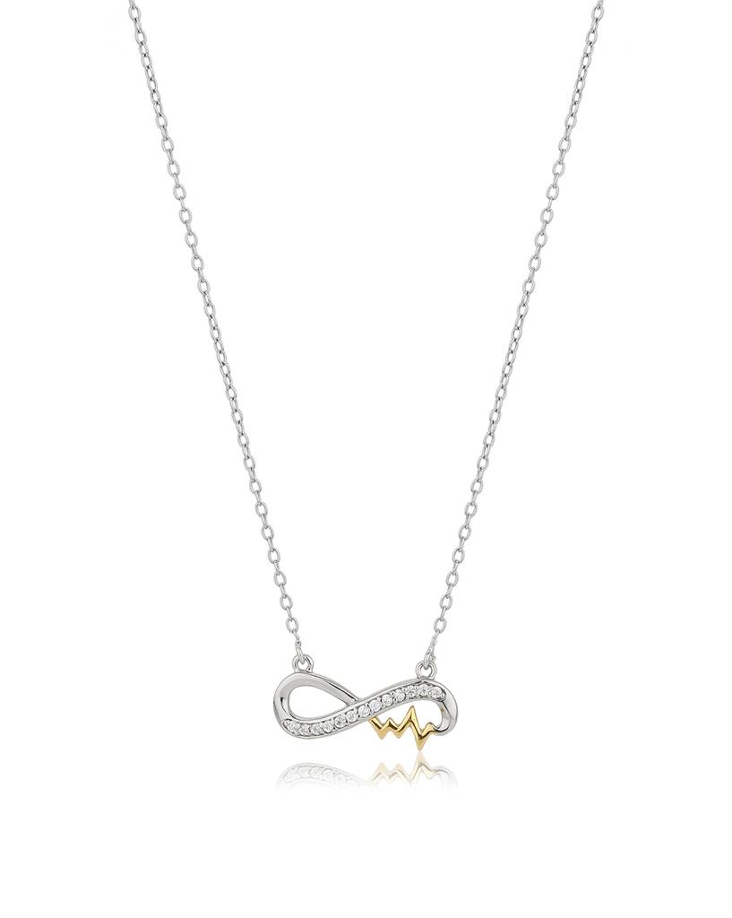 Carlton London Gold & Silver-Plated 925 Sterling Silver Necklace : S538707N