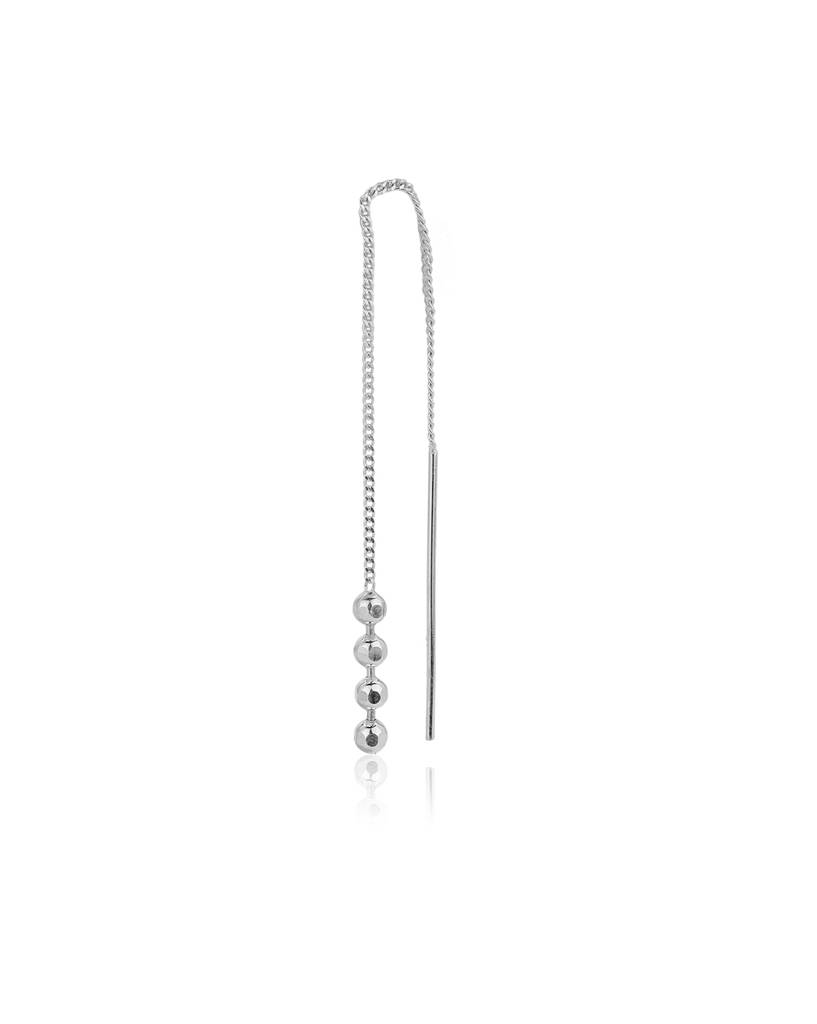 Carlton London 925 Sterling Silver Needle Drop Earrings : S584603E-1
