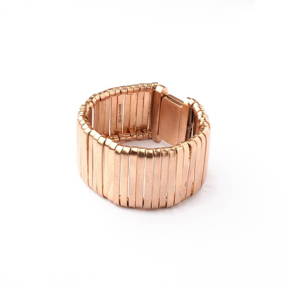 Galactic Shield Gold Ribbon Cuff Bracelet : S8251