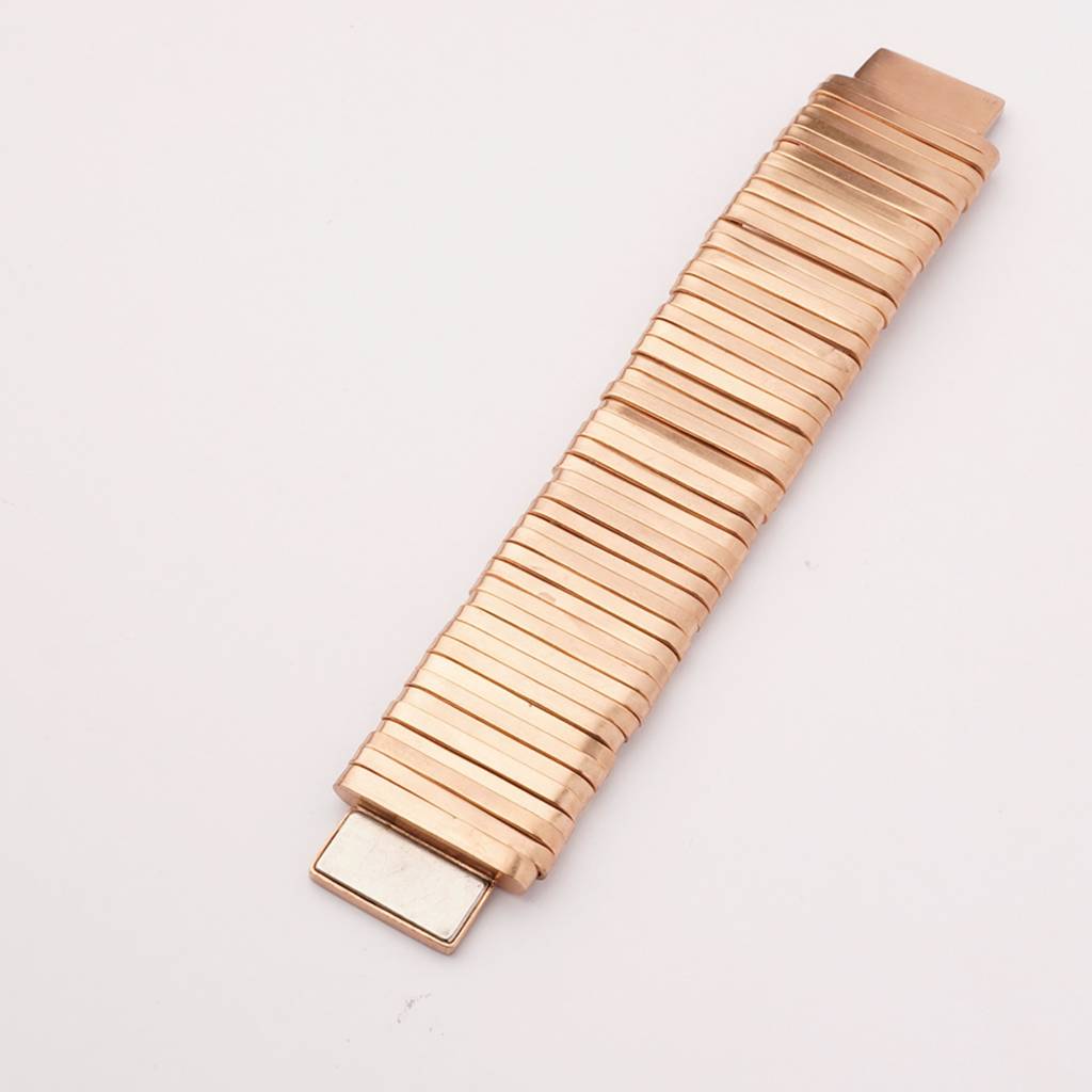 Galactic Shield Gold Ribbon Cuff Bracelet : S8251