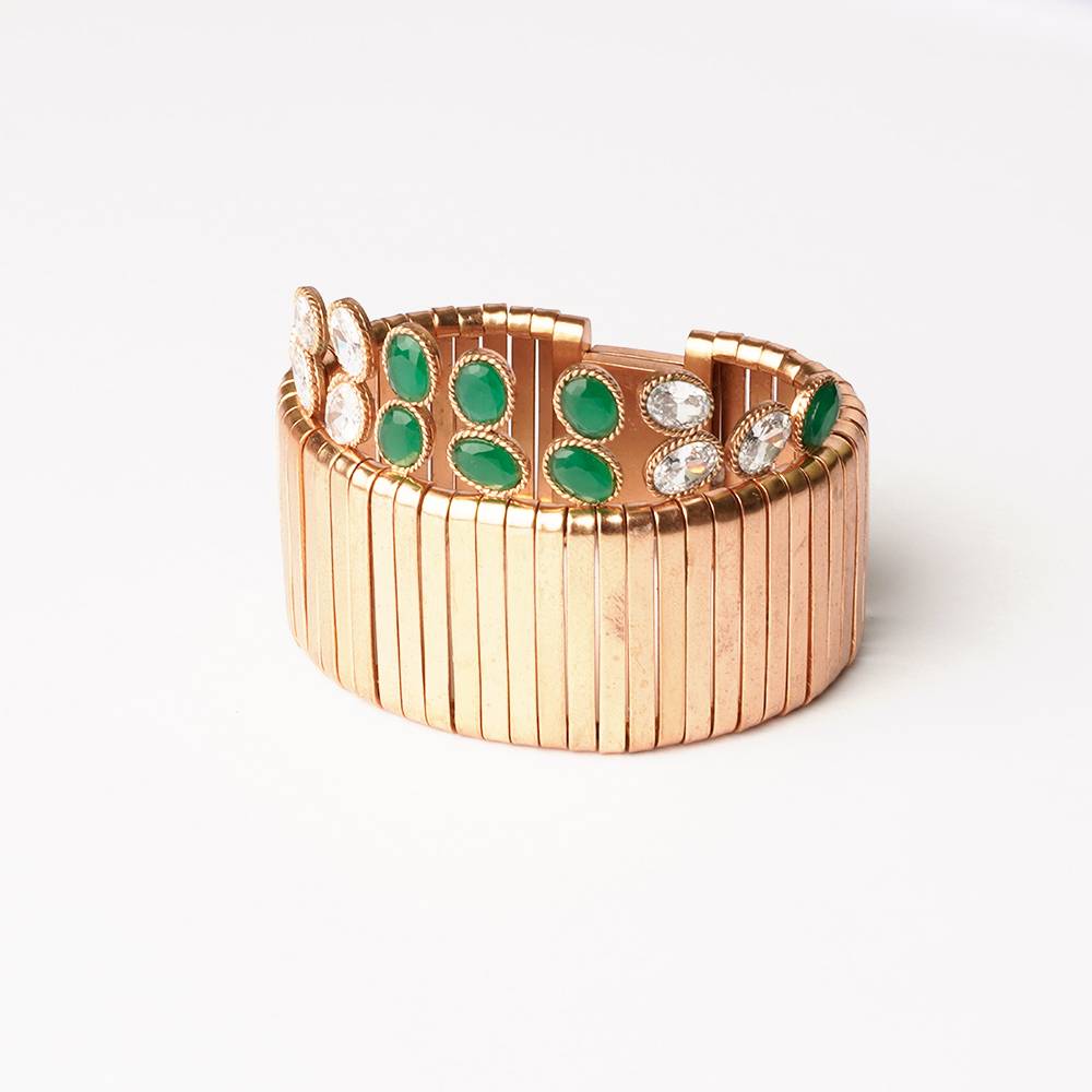 Cosmic Crown Gold Ribbon Cuff : S8252