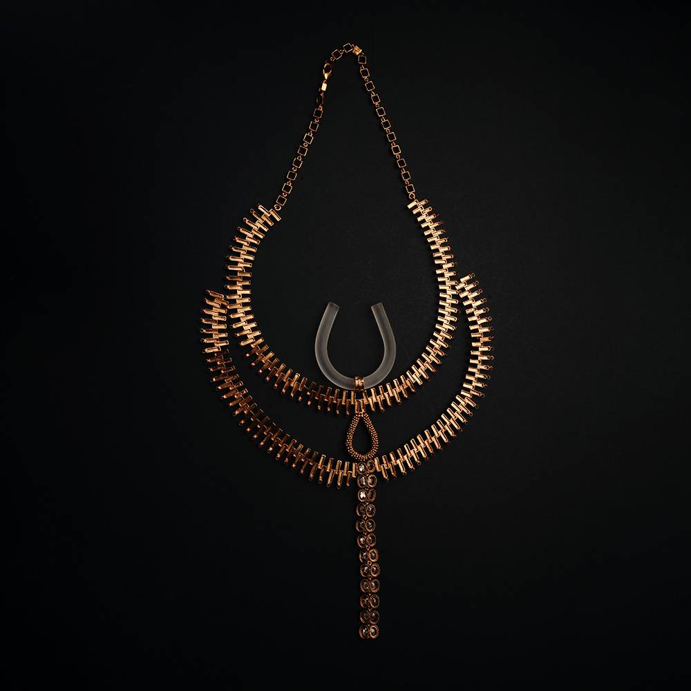 Grand Deity Gold Plated Necklace : S8273