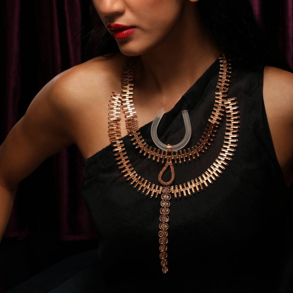 Grand Deity Gold Plated Necklace : S8273