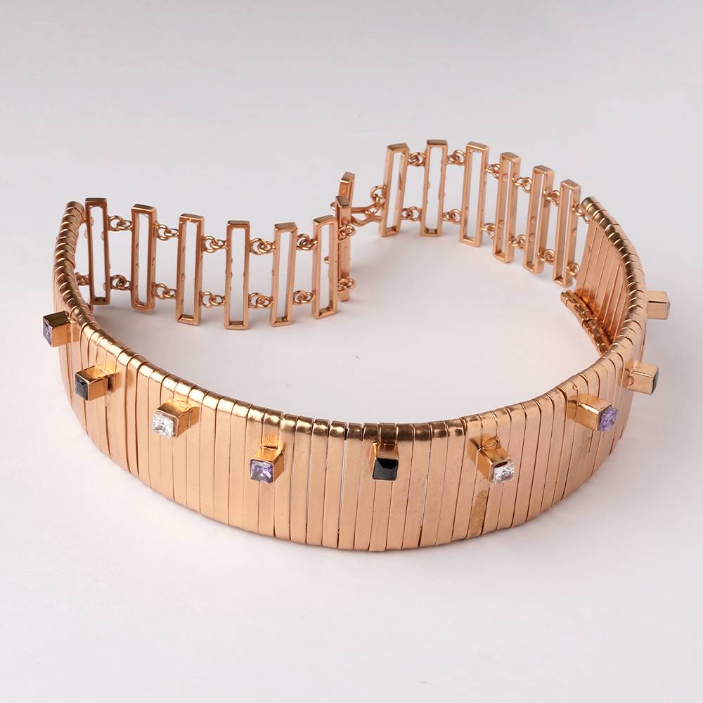 Queen Leia Gold Plated Choker Necklace : S8274