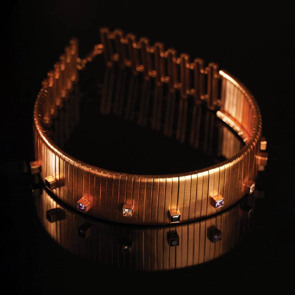 Queen Leia Gold Plated Choker Necklace : S8274