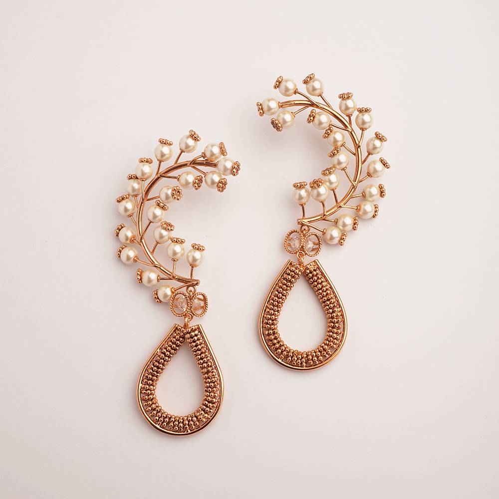 High Noon Pearl Drop Earrings : S8686