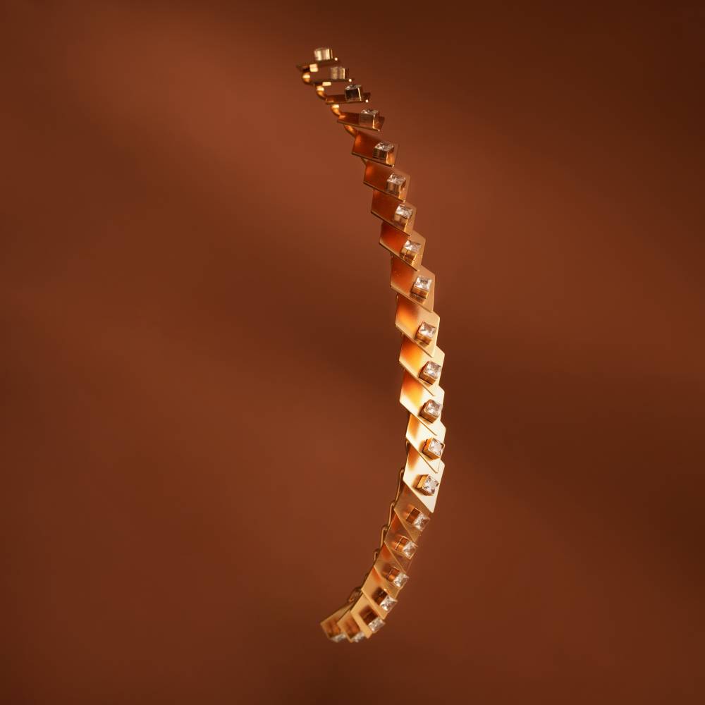 Rebel Rani Gold Plated Mohawk Hair Accessory : S8733