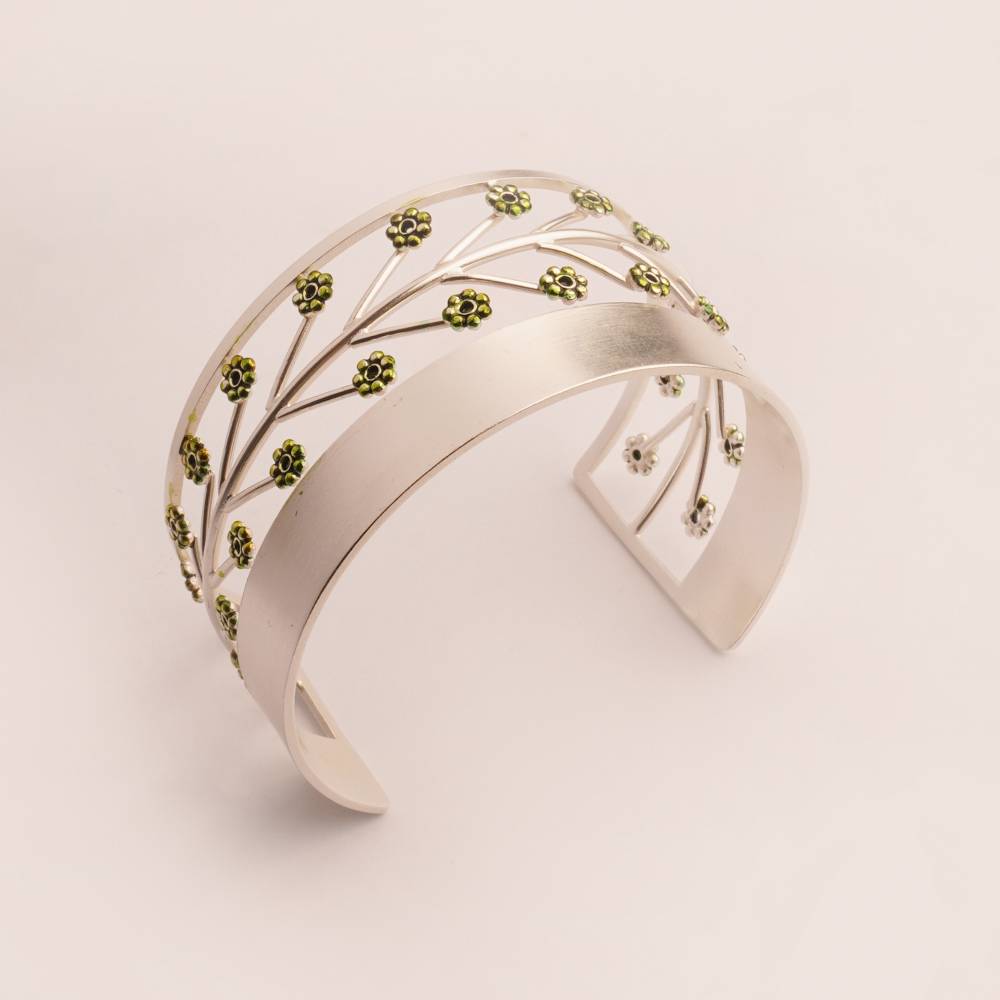 Moon Mettle Silver Plated Cuff : S8736