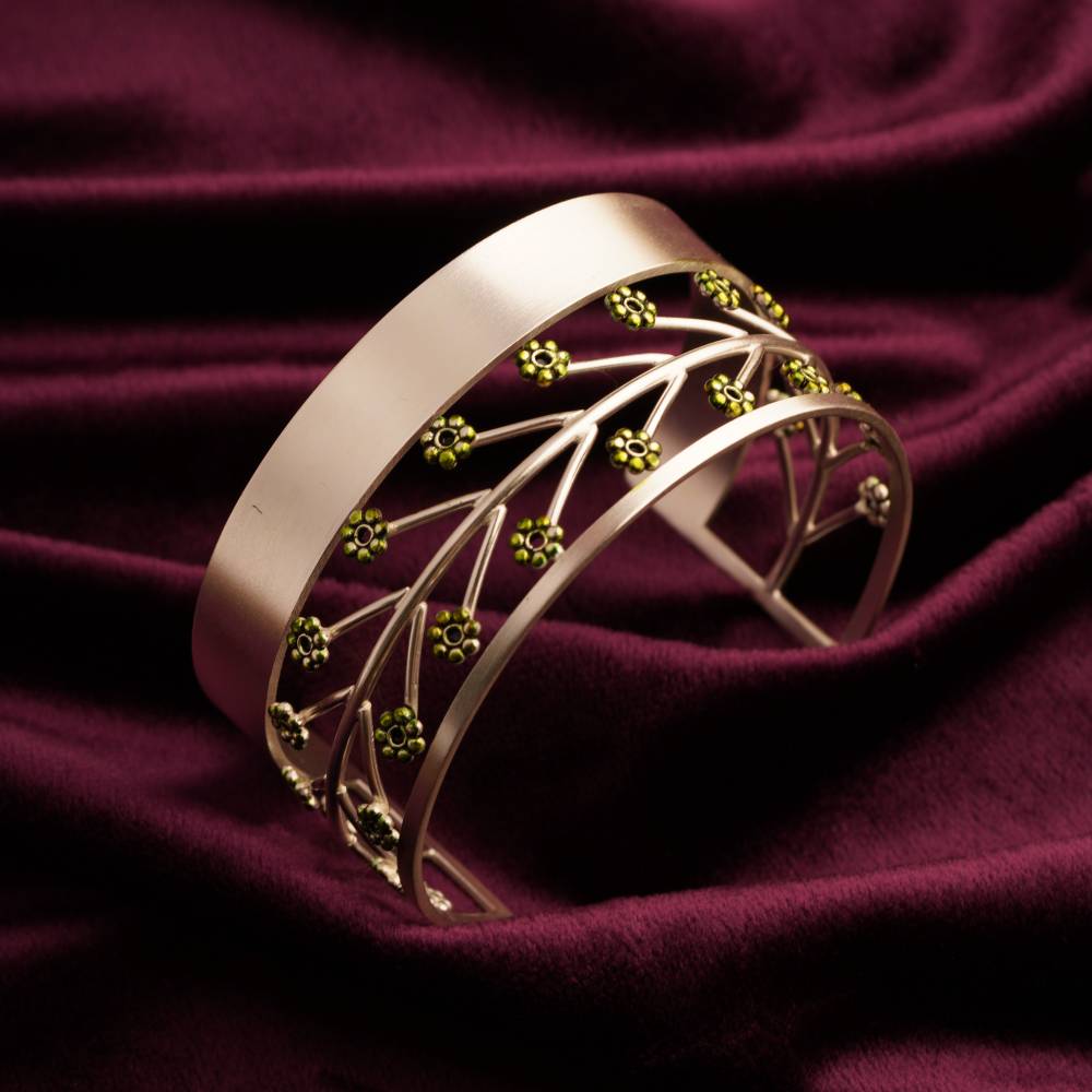Moon Mettle Silver Plated Cuff : S8736