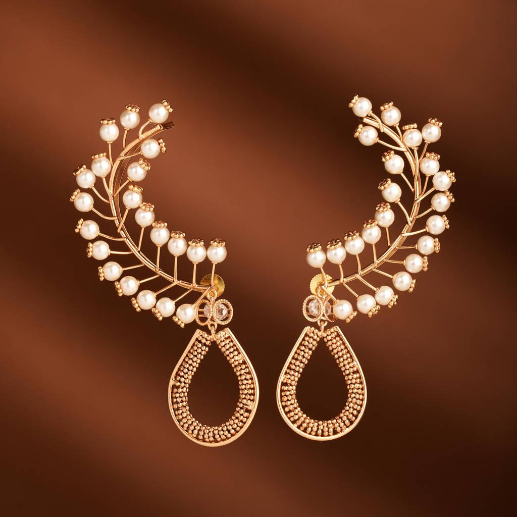 High Noon Gold Plated Ear Cuffs : S8749