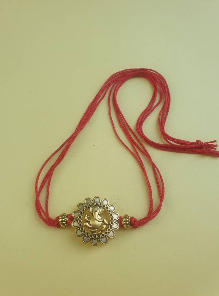 Sri Ganesha Sacred Rakhi : SACREDTHREAD1003
