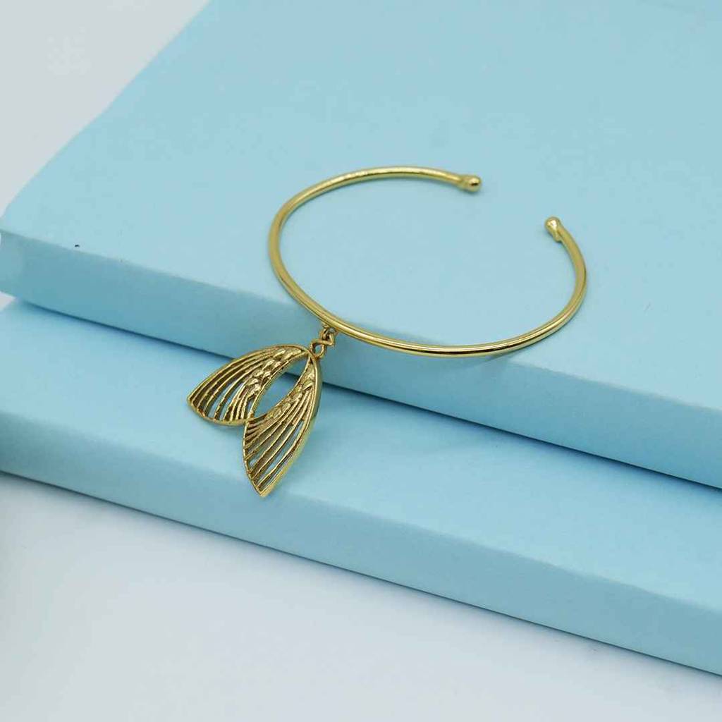 Moth Gold Bangle : SAD129_B