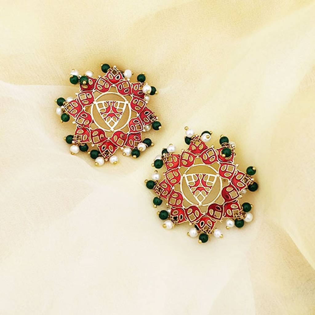 Darichaa Stud Pearl Earrings : SAD16_E