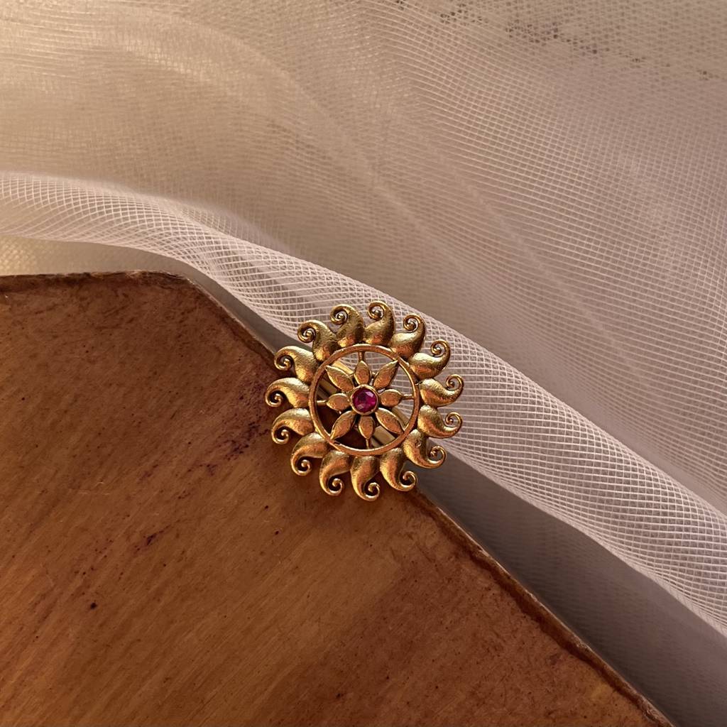 Sudha Gold Ring : SAD284_R