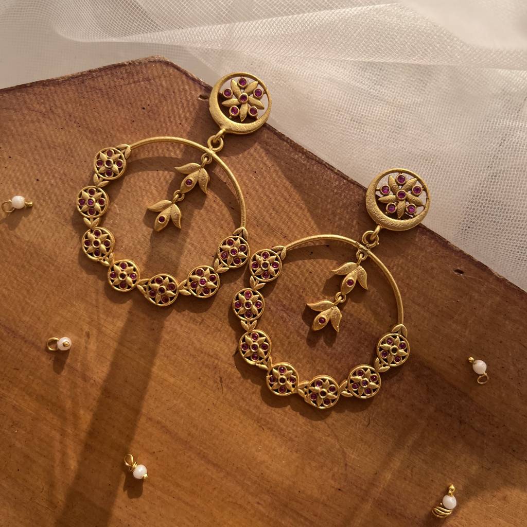 Gulband Chandbali Earrings : SAD299_E