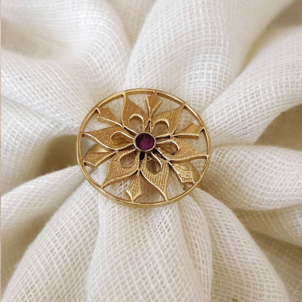 Abeer Gold Ring : SAD48_R