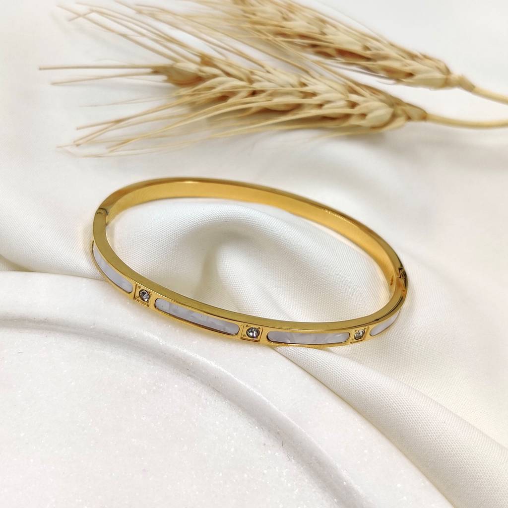 Gold Plated Stainless Steel Alicia Bracelet : (S)B-C-4-0