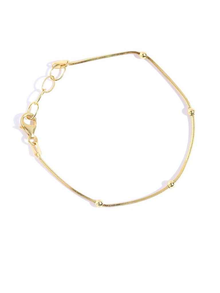 Carlton London Gold-Plated Wraparound Bracelets. : SB1003B