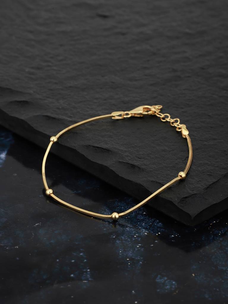 Carlton London Gold-Plated Wraparound Bracelets. : SB1003B